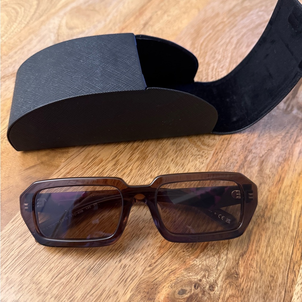 Prada Brown/Purple Sunglasses
